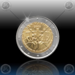 2 EVRO SAN MARINO 2008 * BU